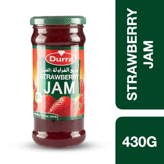 Durra Strawberry Jam 430g ++ ดูร่า แยมสตรอเบอร์รี่ 430 กรัม