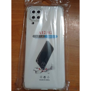 Samsung Galaxy A12 5G CASE TPU ฝาหลังใส กันกระแทก มีปุ่มกันกระแทก ทั้ง 4 มุม มีคลุมกล้อง รุ่นใหม่