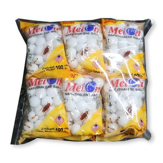 ราคาพิเศษ!! เมลัน ลูกเหม็น ขนาด 100 กรัม แพ็ค 12 ห่อ Melon Naphthalene Ball 100 G x 12