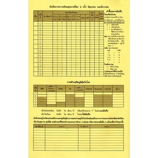 ส.ศ.3_บัตรบันทึกสุขภาพประจำตัวนักเรียน บัตรสุขภาพนักเรียน บัตรสุขภาพ