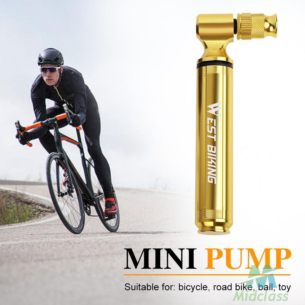 Mini Pompe à Vélo Portable – Gonfleur Manuel Haute Pression Pour VTT Et Vélo De Route, Neuf