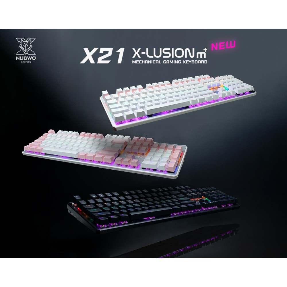 NUBWO X21 X-LUSION m+ MECHANICAL GAMING KEYBOARD