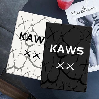 KAWS for เคสไอแพด   mini 5 6 เคส   air 1 2 3 4 5   pro 11 10.2 gen 7/8/9 Airbag tri-fold pen slot case