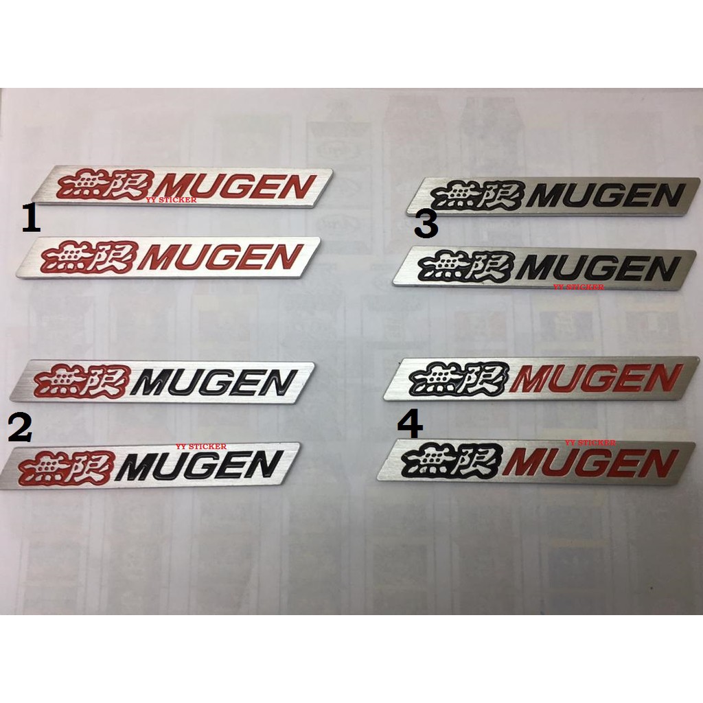 สัญลักษณ์ Mugen Honda MUGEN SPOILER หรือ Grill Depan HONDA MUGEN SPOILER GRILL HONDA civic FD MUGEN 