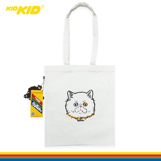 Kidkid(คิดคิด) กระเป๋า Limited Edition คิดคิด ลายแมว สีขาว