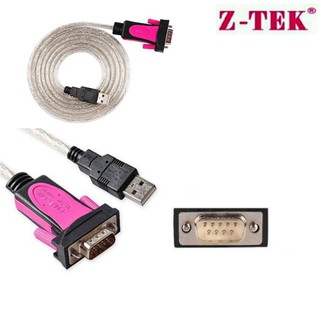 💕💕Z-TEK สาย USB 2.0 TO Serial Port (RS232) 1.8 M Win 10💕💕