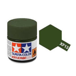 สีสูตรน้ำทามิย่า Tamiya Acrylic XF13 JA Green 10ml