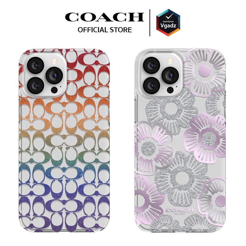 [เคสกันกระแทก] Coach - เคสสำหรับ iPhone 13 Pro / 13 Pro Max รุ่น Protective Case