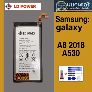 แบตเตอรี่Samsung A8 2018/model:A530(3100mah)รับประกัน6เดือน(แถมไขควงกาว)