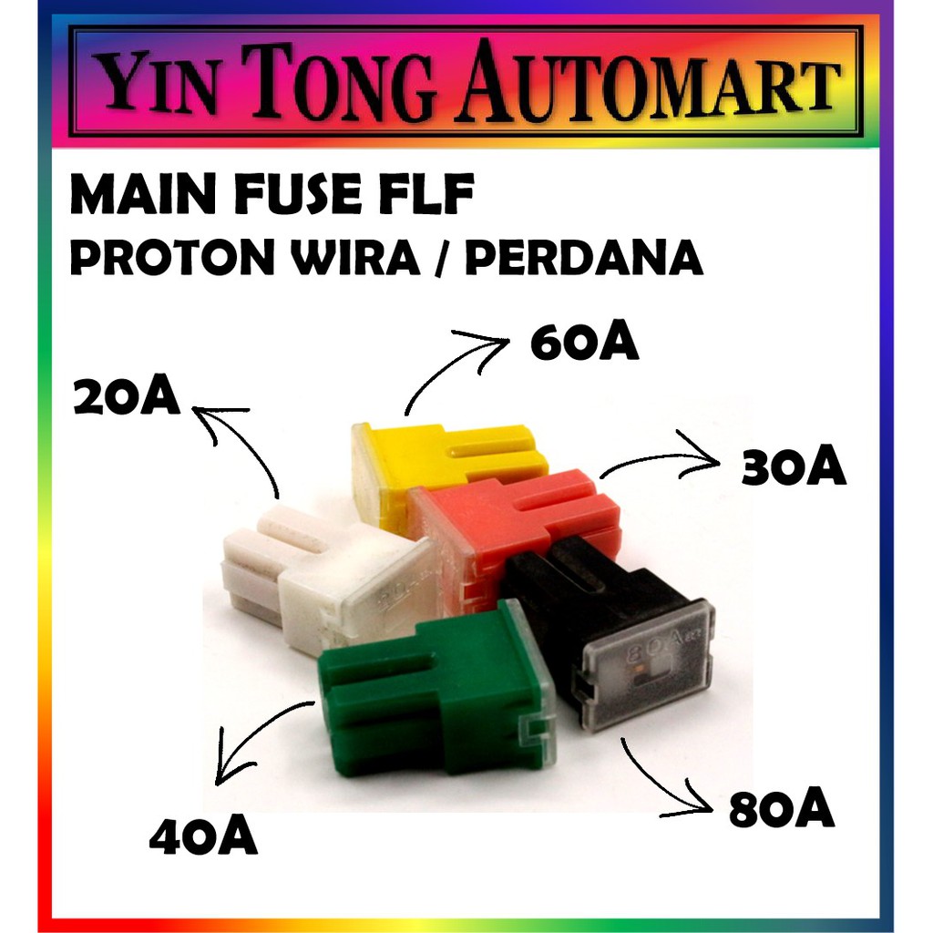 Proton Wira / Perdana ฟิวส์หลัก FLF (1 ชิ้น)