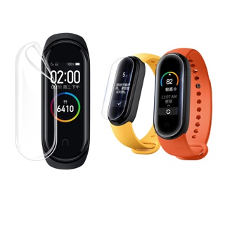 ฟิล์มกันรอยหน้าจอ TPU สำหรับ Xiaomi Mi Band 5 Band 4 Miband 6