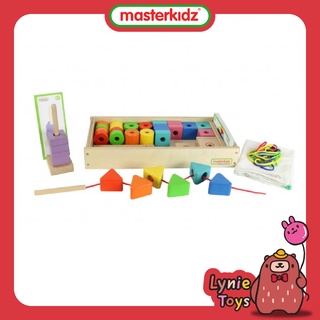 Masterkidz ของเล่นเสริมทักษะขนาดใหญ่ เกมลูกปัดยักษ์มหาสนุก Jumbo Lacing Beads (Set II)