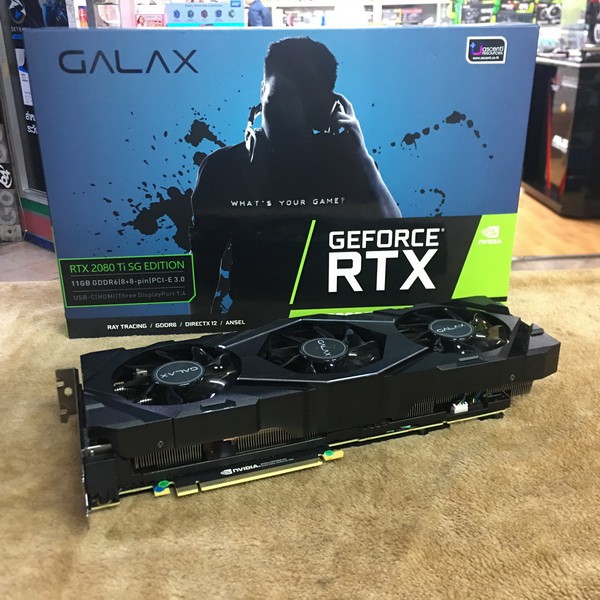 VGA (การ์ดแสดงผล) GALAX RTX2080TI HOF 11GB DDR6