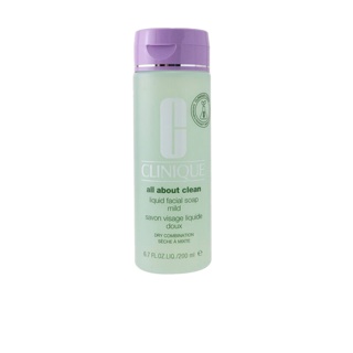 Clinique All About Clean Liquid Facial Soap Mild - 200ml [ Dry Combination Skin ][แท้100%/พร้อมส่ง]