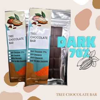 ช็อกโกเเลต 75% /Dark Chocolate​ ทรีช็อคโกแลตบาร์