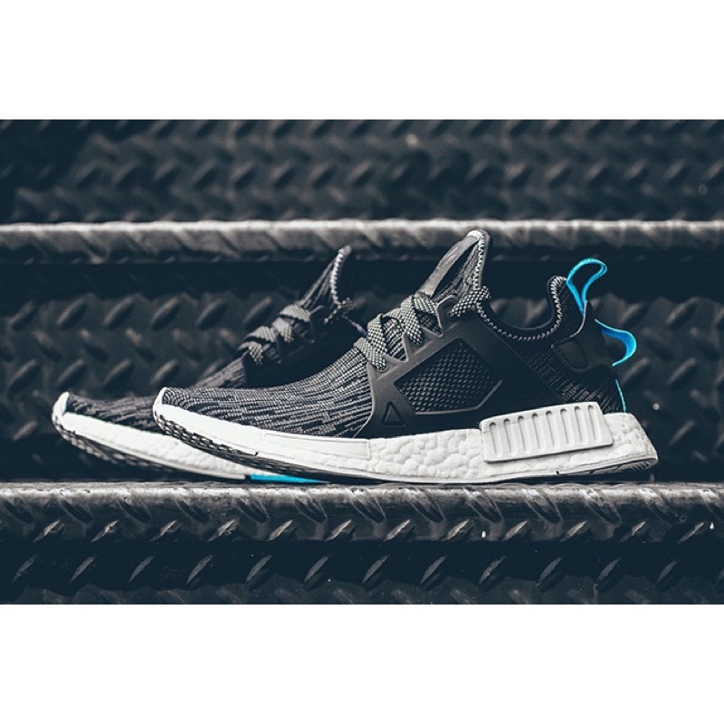 adidas NMD XR1 Core Black and Sky Blue US 6.5