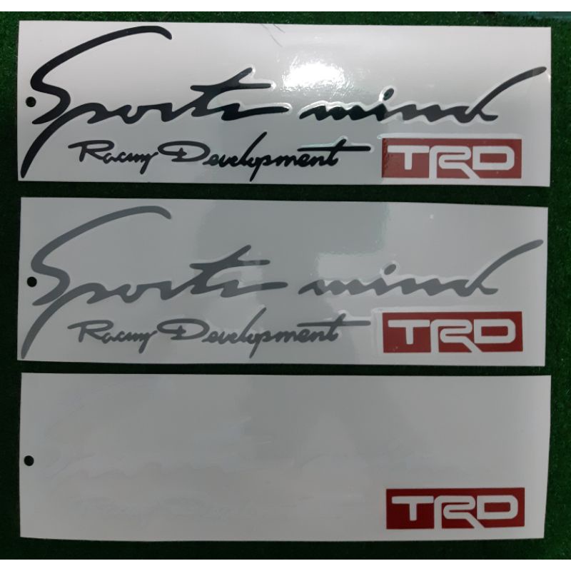 สติ๊กเกอร์ เลสซิ่ง TRD งานตัด % พร้อมส่งจร้า