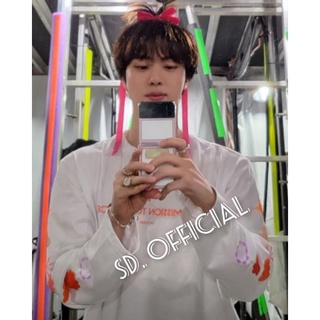คอตต้อนคอกลมเสื้อยืดแขนยาว พิมพ์ลาย Bts Jin Concert L. หน้าจอ พิมพ์ลาย สําหรับเต้นบนเวทีS-5XL