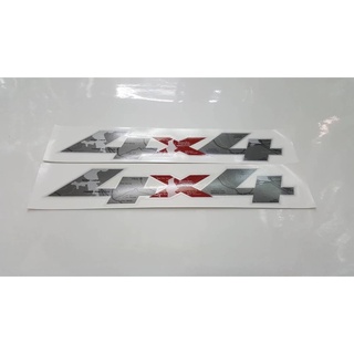 สติ๊กเกอร์ดั้งเดิม 4X4 ลายแผนที่ สำหรับติดข้างประตู ISUZU D-MAX