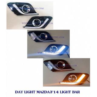 DAY LIGHT MAZDA3 2014 LIGHT BAR DRL MAZDA3 DAYTIME DRL เดย์ไลท์ มาสด้า3 2014