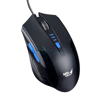 USB Optical Mouse MD-TECH (BC-85) Black/Blue