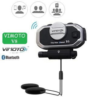 บูลทูธติดหมวกกันน็อค Vimoto V8 Helmet Bluetooth Headset microphone Intercom