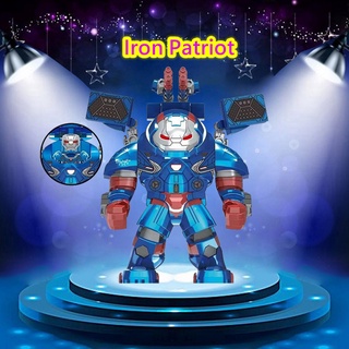 ฟิกเกอร์ Iron Man Iron Patriot Marvel Building Blocks ของเล่นสําหรับเด็ก