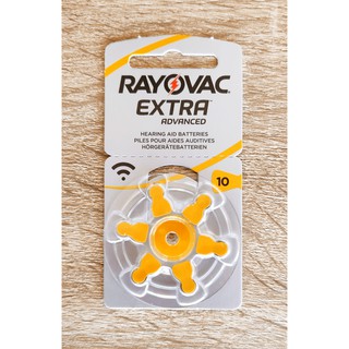 🦻🏻 ถ่านเครื่องช่วยฟัง RAYOVAC  ถ่านเบอร์10 P10 PR70 A10 S10 ของแท้💯% แพ็ค 6 ก้อน