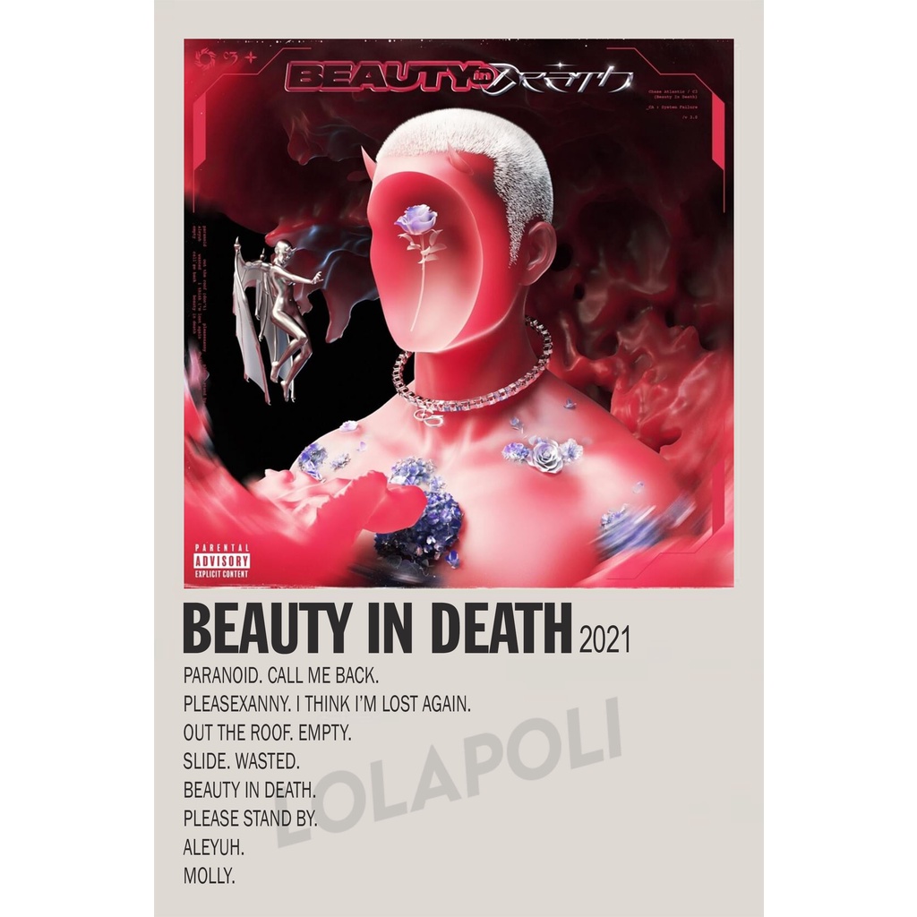 โปสเตอร์ปกอัลบั้ม Beauty In Death - Chase Atlantic