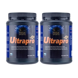 Mega We Care Ultrapro Vanilla เวย์โปรตีนเข้มข้น กลิ่นวนิลา 750g (2 ขวด)