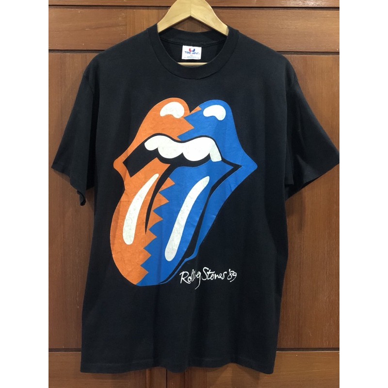 เสื้อTHE Rolling Stones ลิ้น2สีUSAแท้