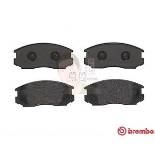 P54 015B ผ้าเบรก F (แท้ BREMBO รุ่น Black) MITSUBISHI แลนเซอร์ อีคาร์ E-CAR 1.3 1.5 1.6, มิราจ(เก่า) 3dr ปี1993-1996 ...