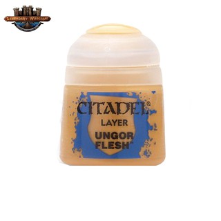 [P360พร้อมส่ง] Citadel : LAYER: UNGOR FLESH (12ML)  สีอะคริลิคสำหรับทาโมเดล