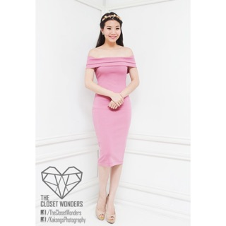 Cupids Bow Pencil Dress