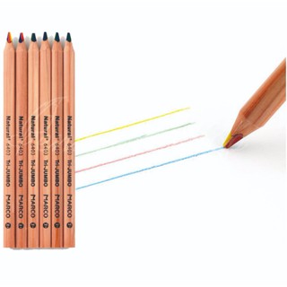 ดินสอไส้สีสีวาดภาพแต่งภาพงานศิลป์ศิลปะของขวัญNatural Pencil 4 Color Lead ph0041