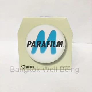 Parafilm M พาราฟิล์มเอ็ม ขนาด 4x125 เทปพาราฟิล์ม ยกม้วน เทปสำหรับห้องปฏิบัติการ เทปแต่งกิ่ง ออกใบกำกับภาษีได้