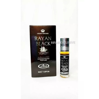 น้ำหอมอาหรับ Rayan Black Parfum By Al Rehab น้ำหอม​ออยล์​ น้ำหอมดูไบ​