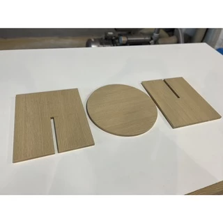 Po Furniture โต๊ะกลมมินิมอล เก้าอี้มินิมอลกลมอเนกประสงค์ ขนาด 40x40x40 cm. **สินค้าประกอบเอง**