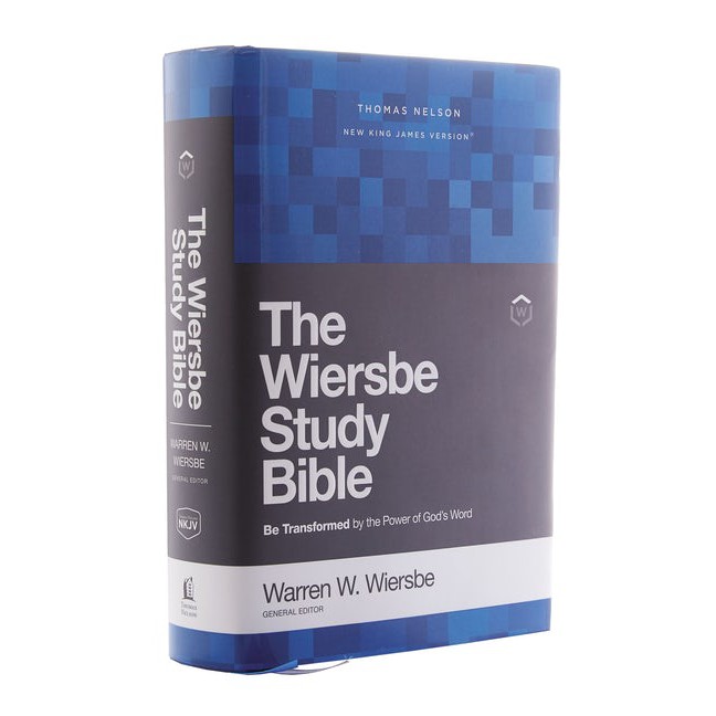 NKJV Wiersbe Study Bible • HARDCOVER • พระคัมภีร์ภาษาอังกฤษ