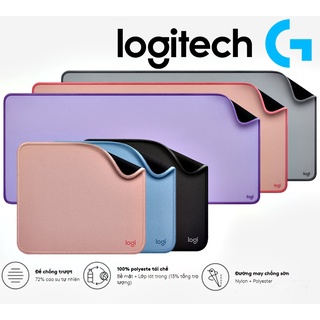 ⚡️แผ่นรองเมาส์⚡️LOGITECH Desk Mat / Mouse Pad Studio Series สบายมือพร้อมฐานกันลื่นและดีไซน์กันน้ำหก หลากหลายสีสั