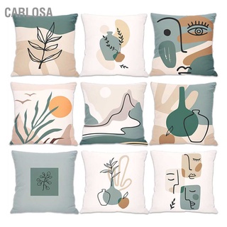 Carlosa. ปลอกหมอนอิง ปลอกหมอนอิงโซฟา ลายศิลปะ สําหรับตกแต่งบ้าน ห้องนอน ขนาด45*45 cm