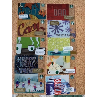 Starbucks  cards usa 10 ใบ