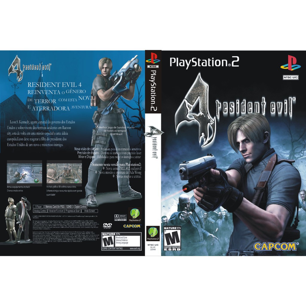 แผ่นเกมส์[Playstation2] Resident Evil 4 + สูตรโกงในเกมส์(USA)(PS2)
