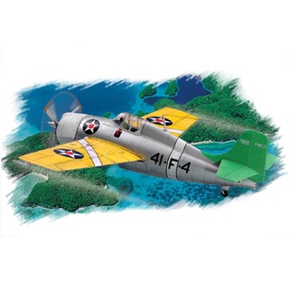 พลาสติก โมเดล ประกอบ HOBBYBOSS สเกล 1/72 F4F-3 “Wildcat” (80219)