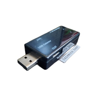 🔥ลด 50% ใส่โค้ด INC8LZ3🔥 KEWEIS ตัวเช็คกระแสไฟ สายชาร์จ USB Tester KWS-10VA