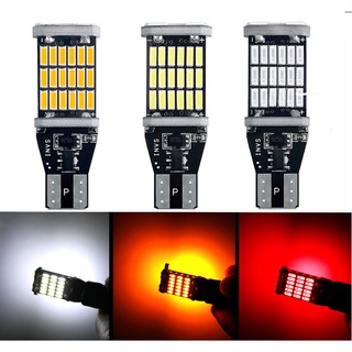 หลอดไฟ T15 T10 45-Smd Led แบบเปลี่ยนได้สําหรับ W16W / 921 / 912 Backup 1000Lm 2ชิ้น