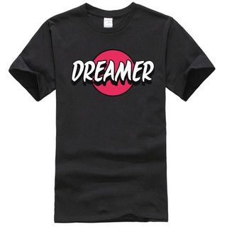 เสื้อยืดผ้าฝ้ายพิมพ์ลายขายดี เสื้อยืดคอกลม ผ้าฝ้าย พิมพ์ลายโลโก้ DREAMER HIPSTER RETRO COOL FUNNY VINTAGE WO สําหรับผู้ช