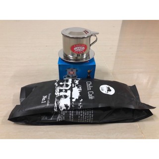 ชุดกาแฟขี้ชะมด + แก้วกรอง (ห่อดำ)นำเข้าจากเวียดนาม