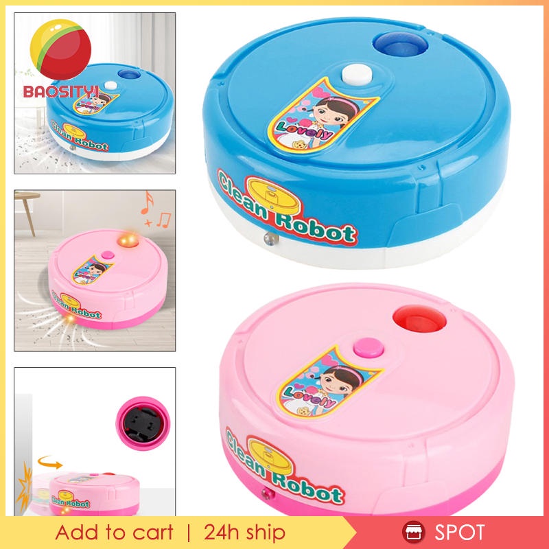 [ Bao1-11--] ของเล่นเครื่องดูดฝุ่น ขนาดเล็ก สีฟ้า สําหรับเด็กผู้หญิง
