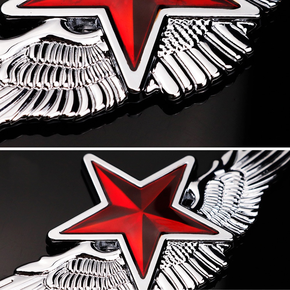 Dsycar 3D Métal S ST Logo Voiture Badge Emblème Autocollant